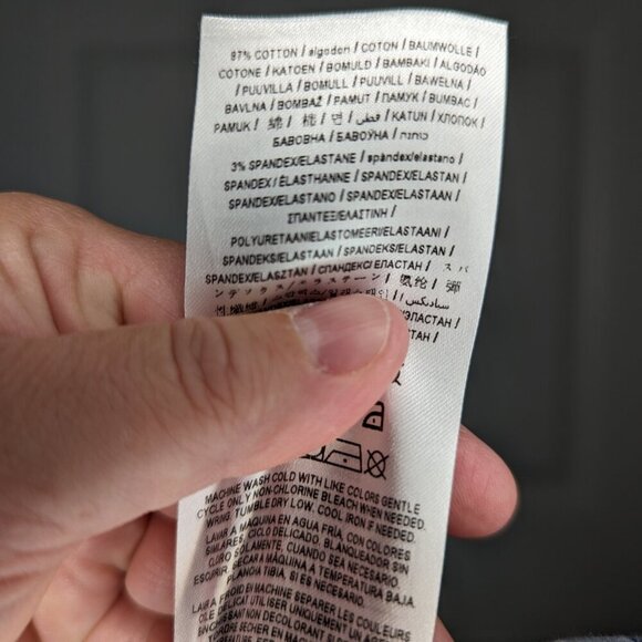 Guess Men's XL Slim Abstract Print Gray Button Down Short Sleeve Shirt Pocket - Picture 4 of 5